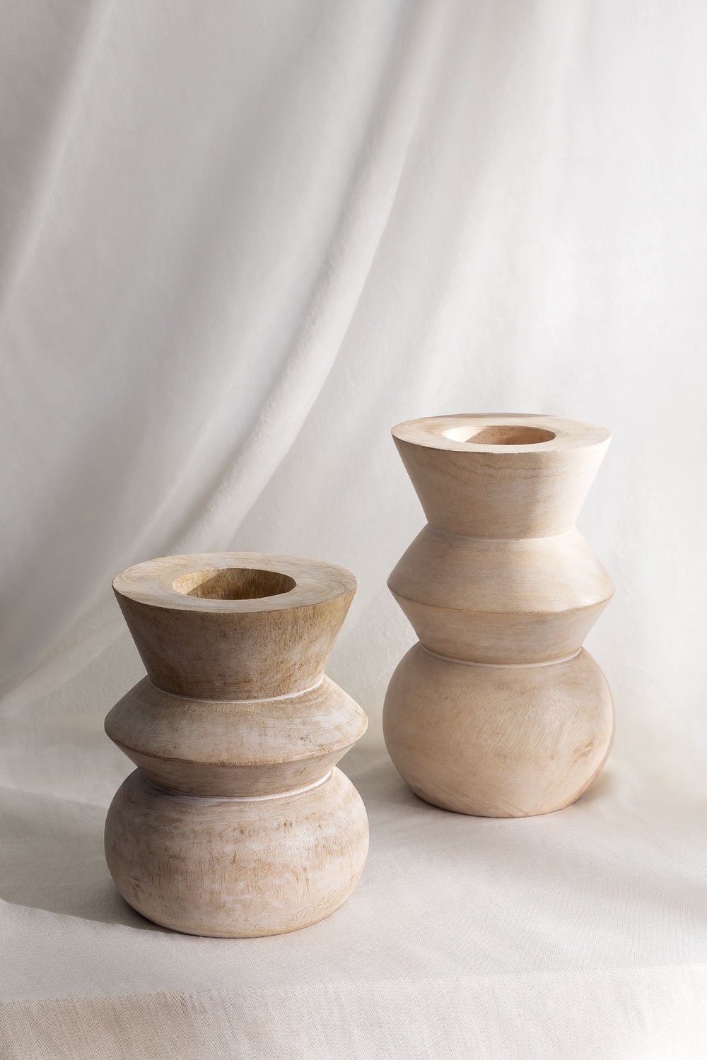 Vaso in legno di mango Nadur
