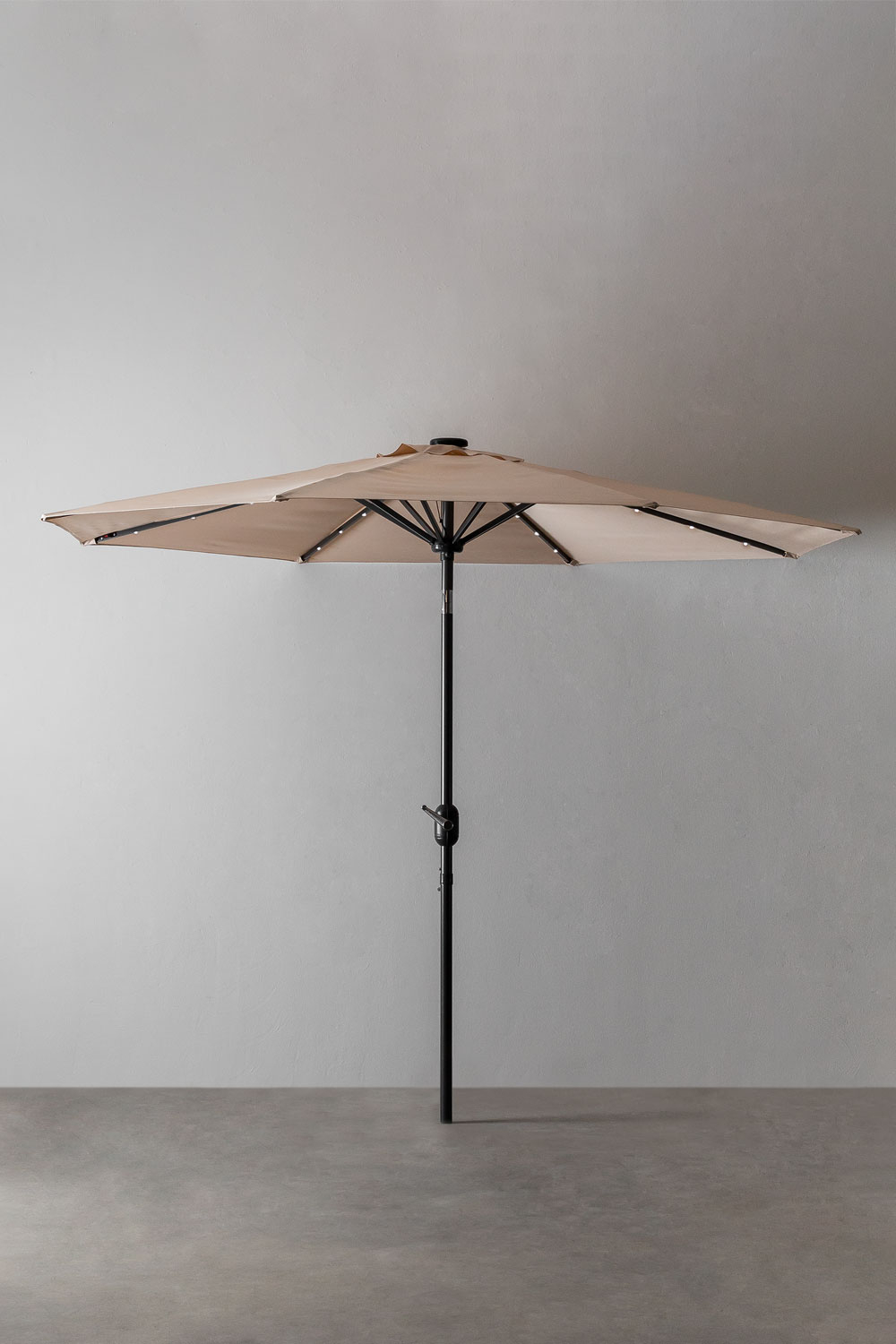 Ombrellone con Luce in Tessuto e Acciaio (Ø270 cm) Uzombras