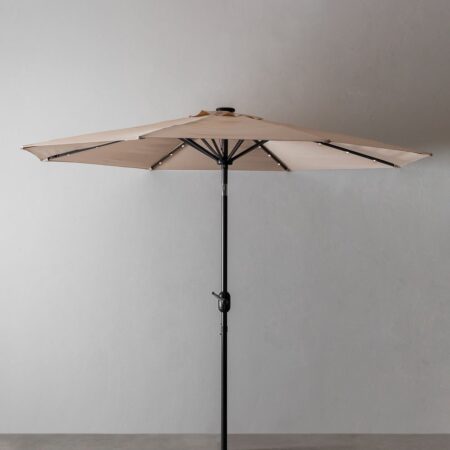 Ombrellone con Luce in Tessuto e Acciaio (Ø270 cm) Uzombras