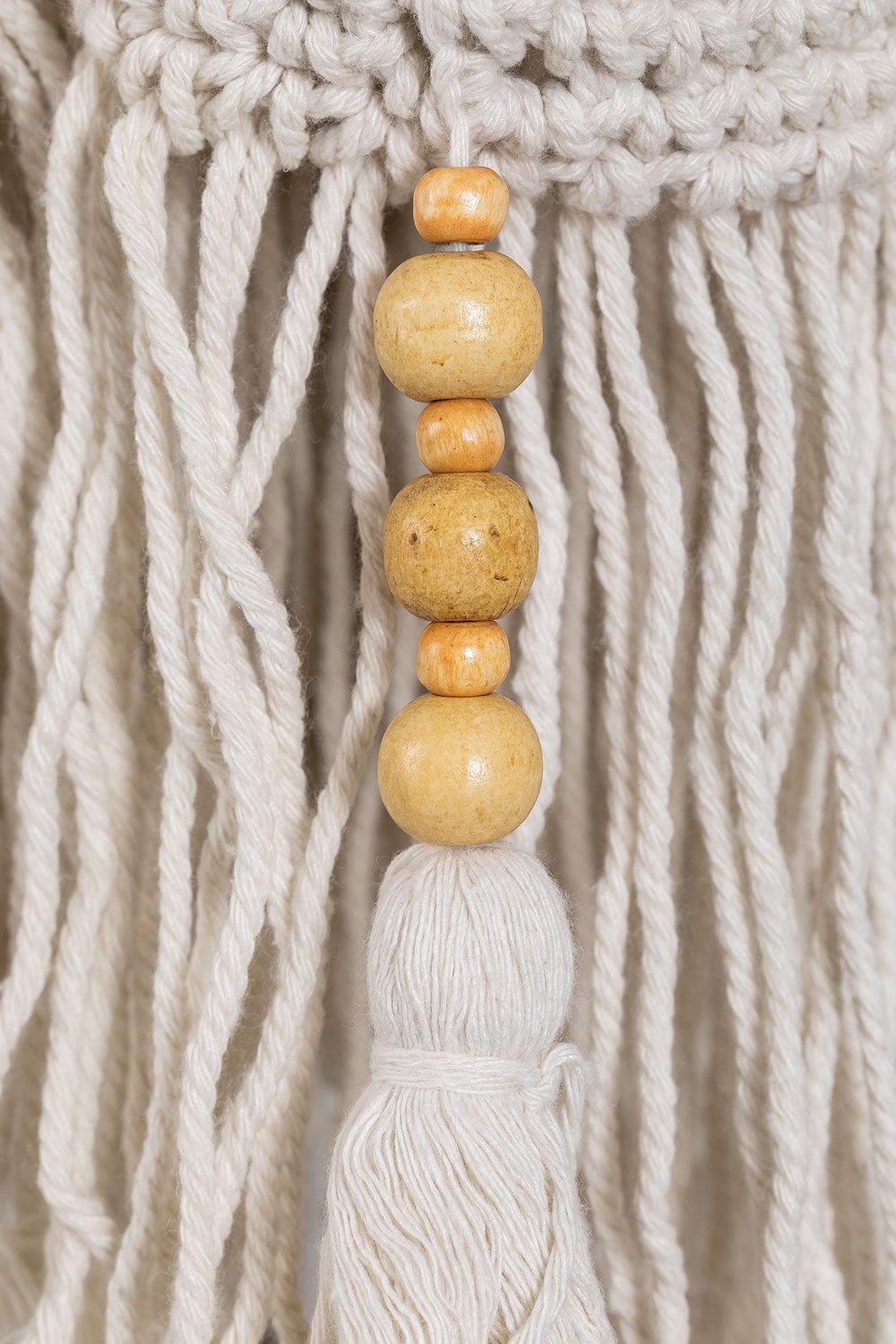Ombrellone Tongariki in teak e cotone