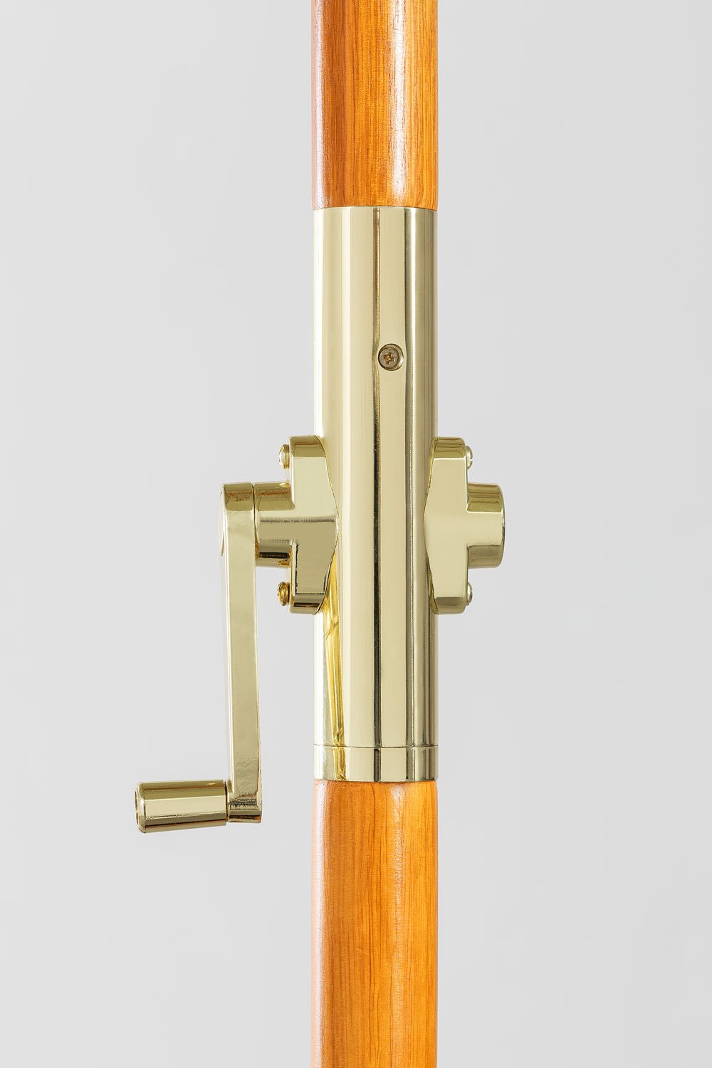 Ombrellone in tessuto e legno Ø290 cm Cretas