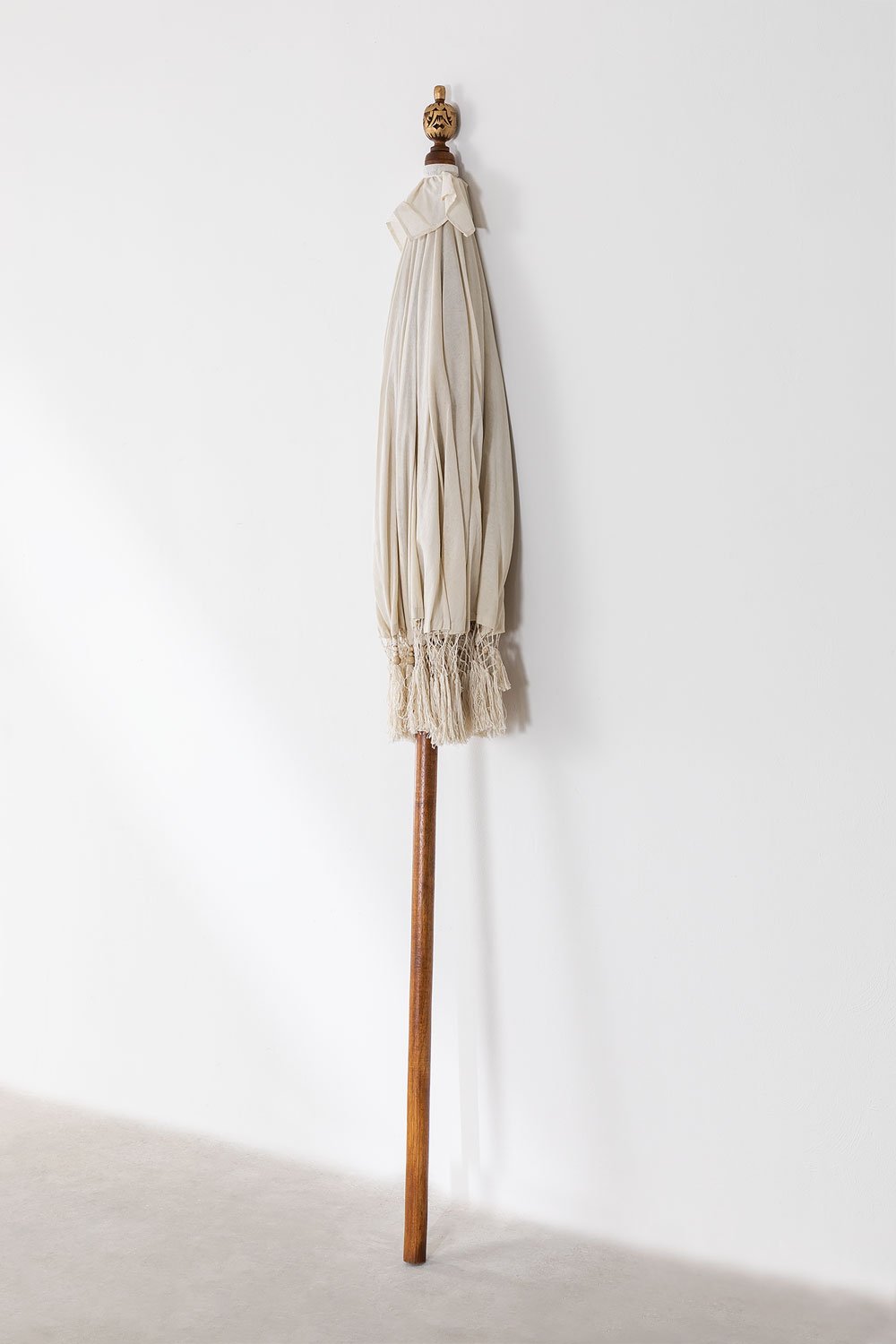 Ombrellone in tessuto e legno (Ø186 cm) Orongo