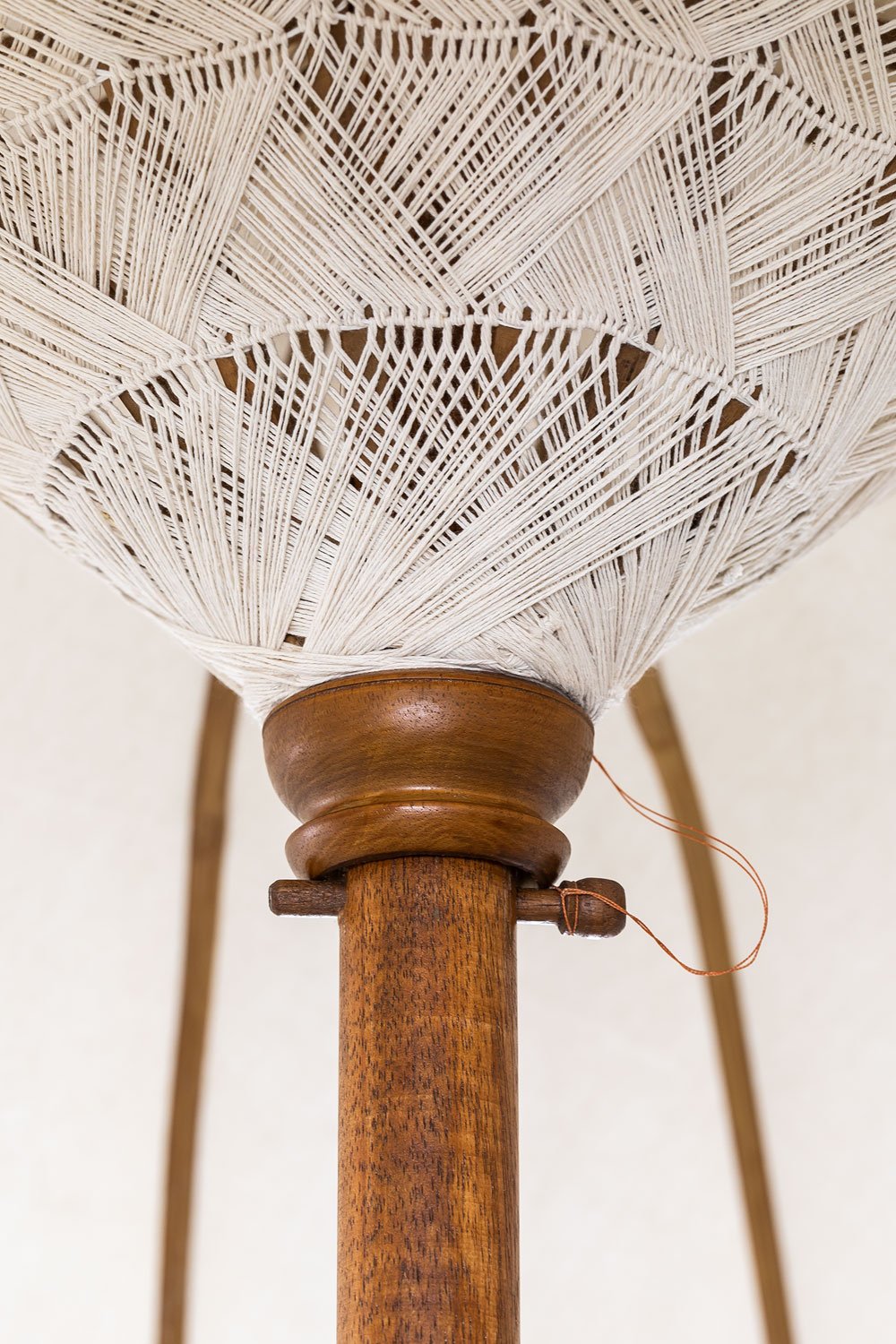 Ombrellone in tessuto e legno (Ø186 cm) Orongo