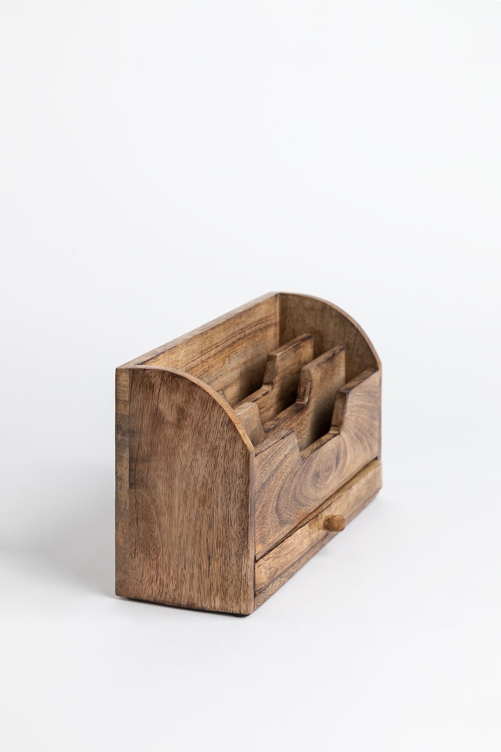 Organizer in legno di mango Baclos