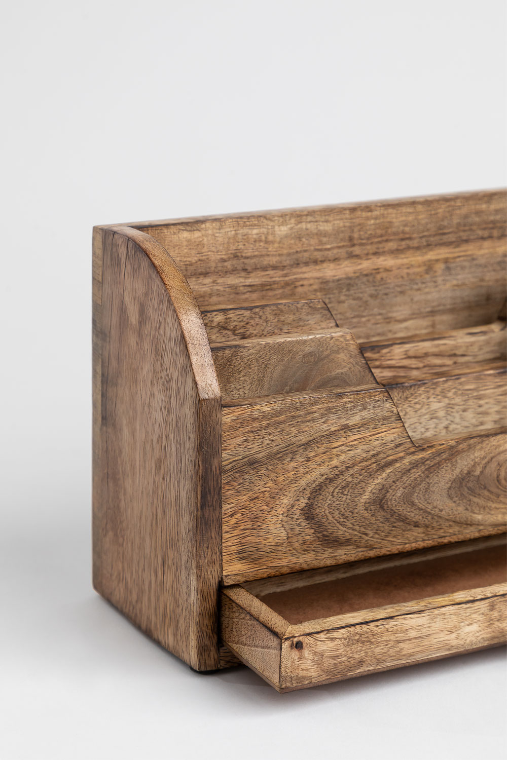 Organizer in legno di mango Baclos