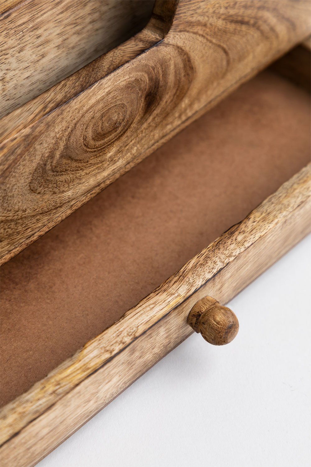 Organizer in legno di mango Baclos