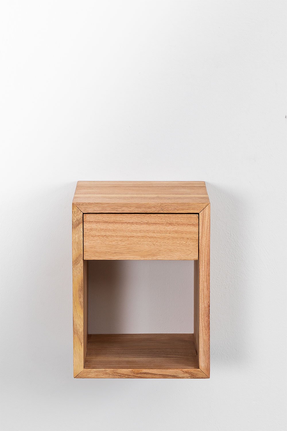 Pacco di 2 comodini sospesi in legno Gyda