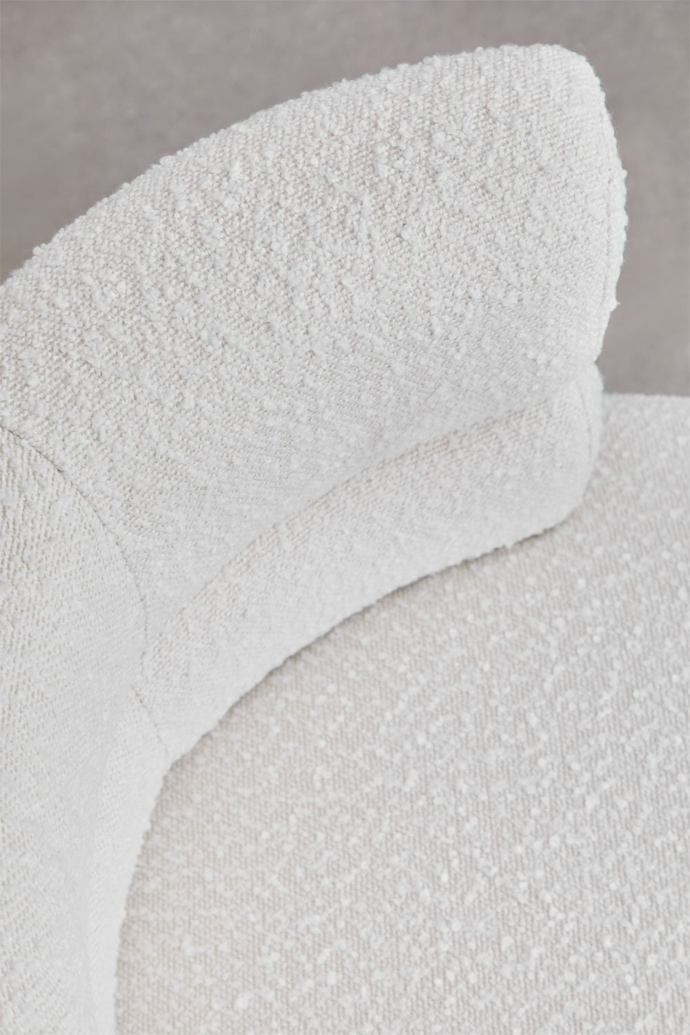 Pacco di 2 poltrone in tessuto bouclé Protea