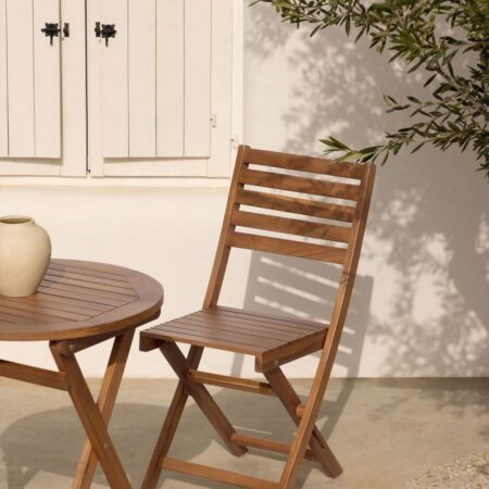 Confezione da 2 sedie da giardino pieghevoli Delawer