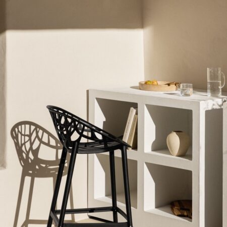 Pack 2 sgabelli alti da giardino Ores