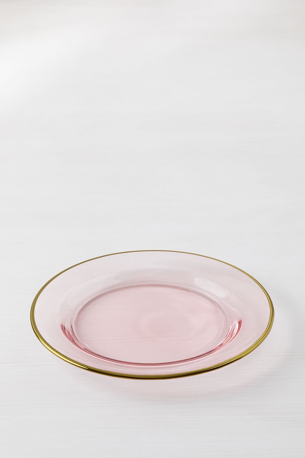 Pack 4 piattini da dessert in vetro Candy
