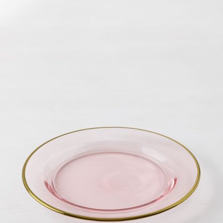 Pack 4 piattini da dessert in vetro Candy