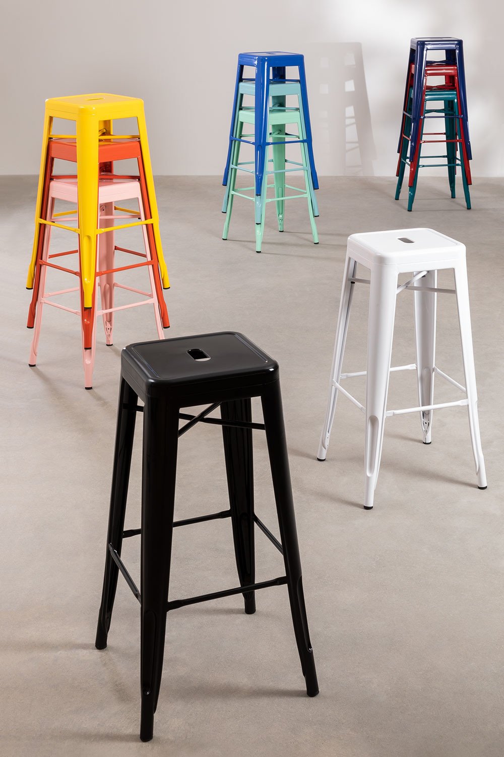Pack 4 Sgabelli Alti (76 cm) LIX