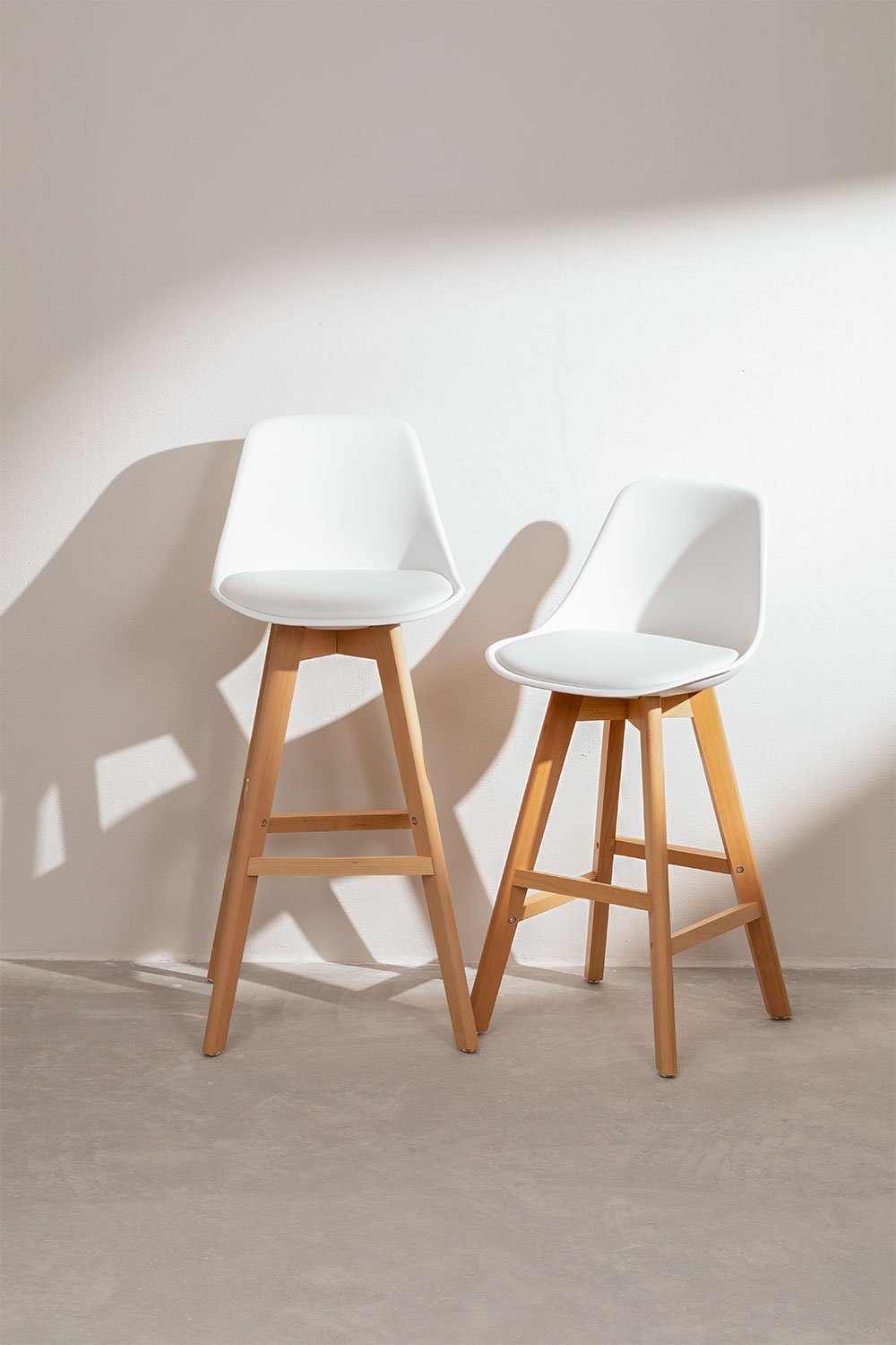 Pack 4 sgabelli alti Nordic Edition