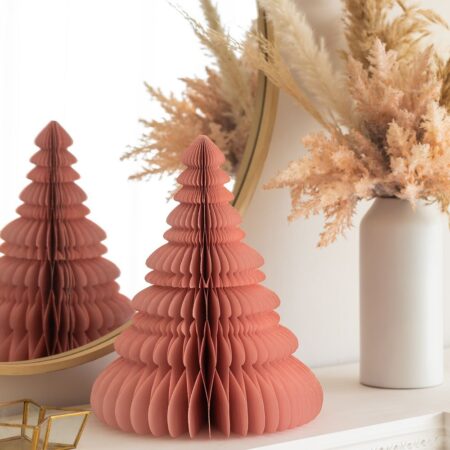 Confezione da 3 alberi di Natale in carta Noelle