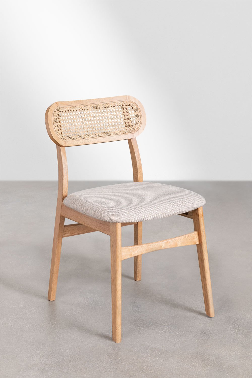 Pack da 4 sedie da pranzo in legno Leivel