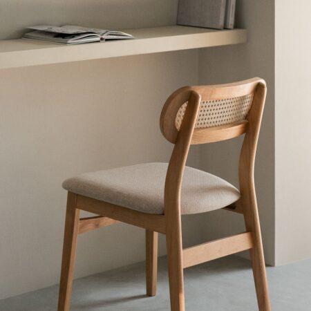 Pack da 4 sedie da pranzo in legno Leivel
