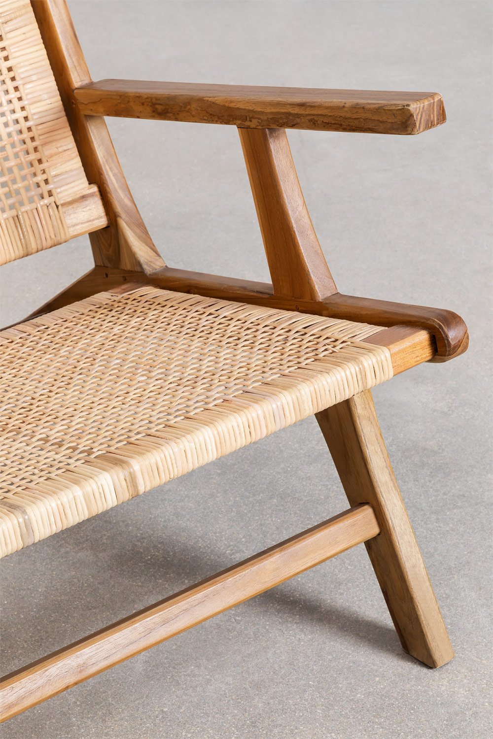Panca da giardino Catua in legno di teak