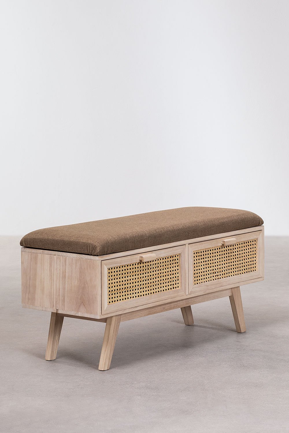 Panca in Legno con 2 Cassetti Ralik Design