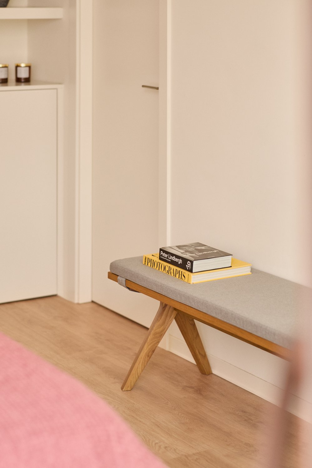 Panca in legno di rovere basset
