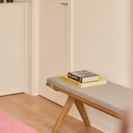 Panca in legno di rovere basset