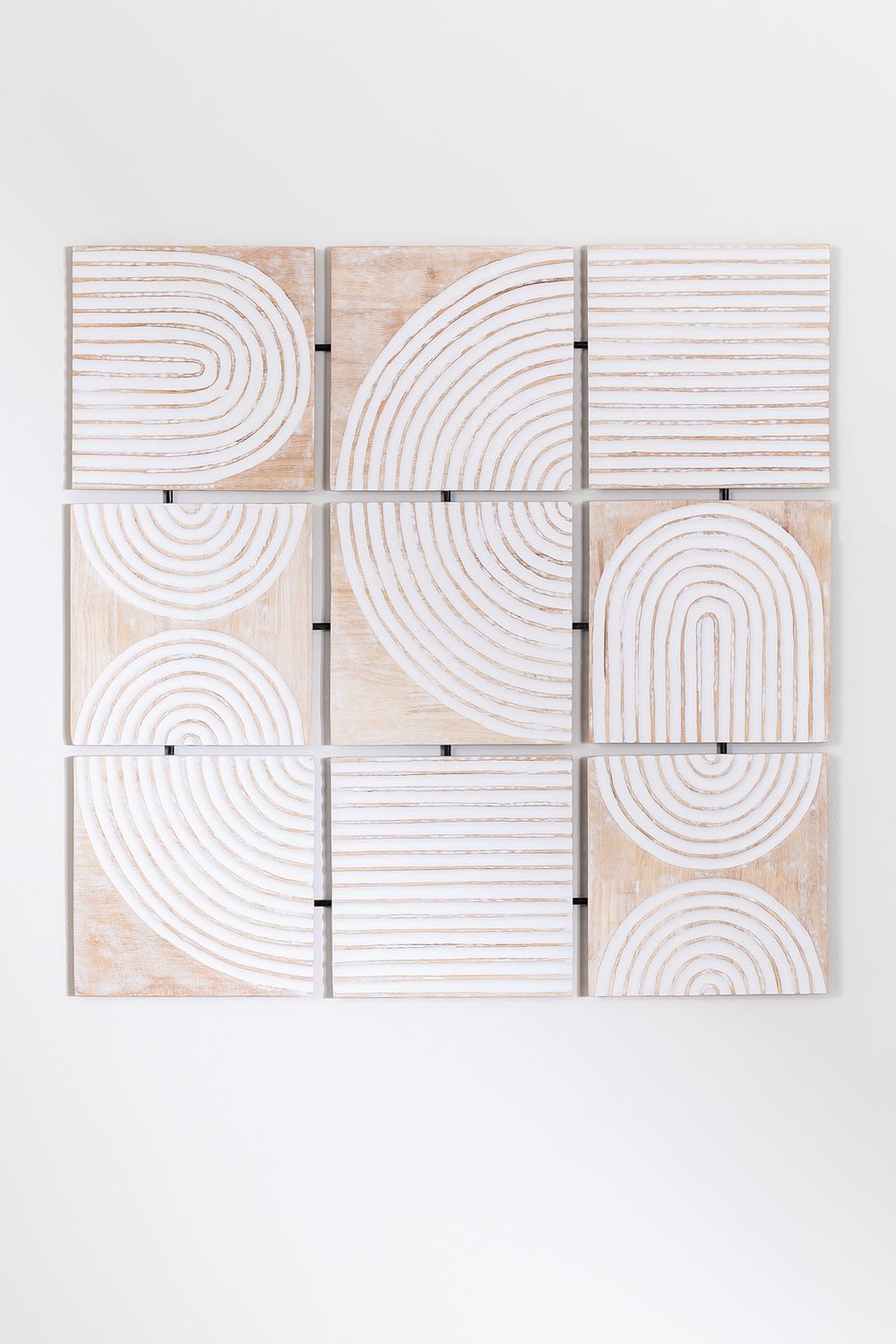 Pannello decorativo in legno di mango (94x93 cm) Tudris