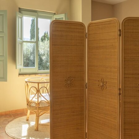 Paravento pieghevole in rattan Dahlia Kids