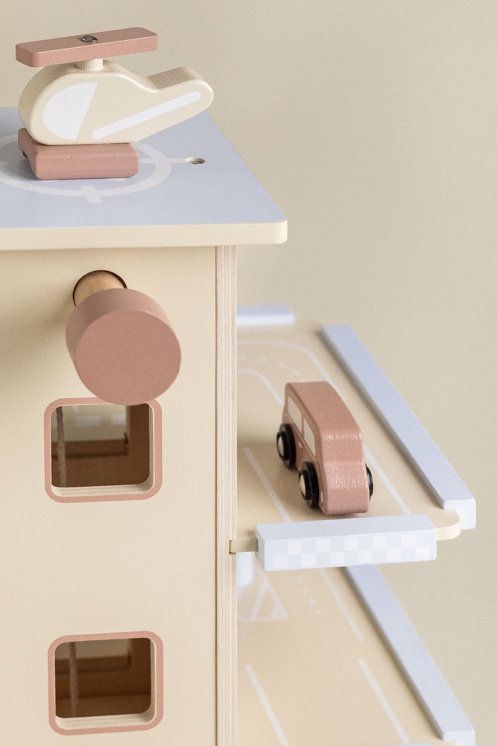 Parcheggio in legno a 3 piani Nelvis Kids