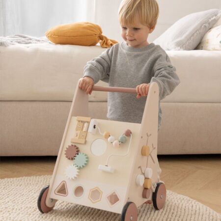 Passeggino in legno multi-attività per bambini Bandile