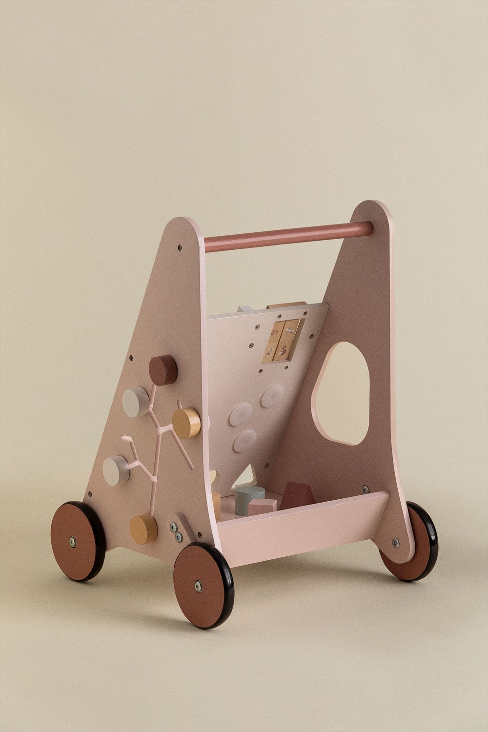 Passeggino in legno multi-attività per bambini Bandile