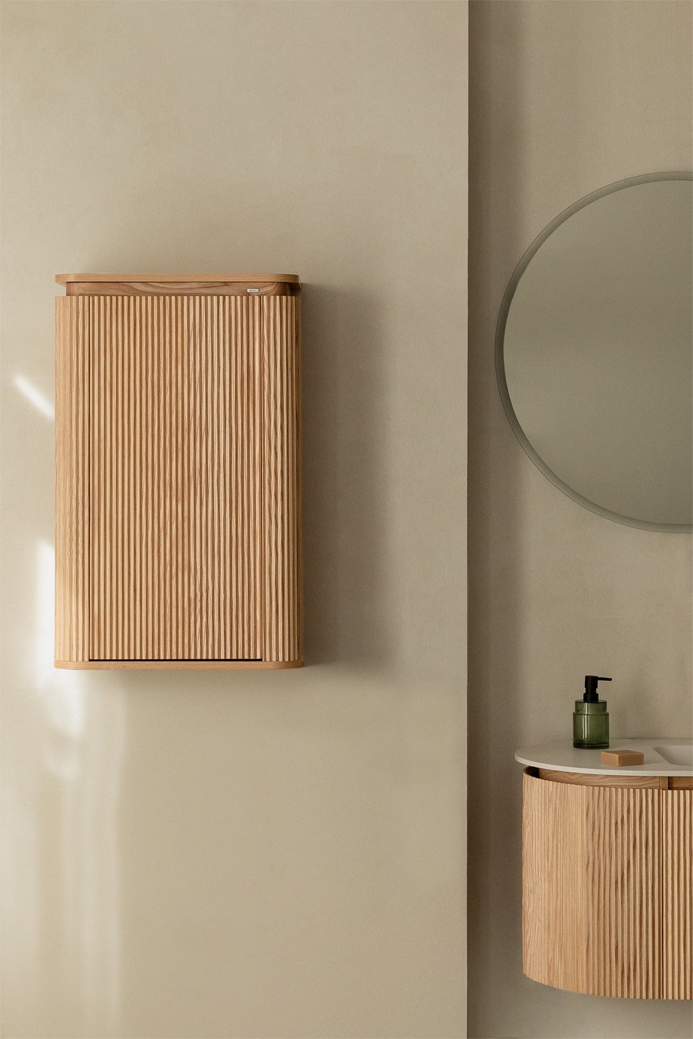 Pensile da bagno in legno Carsone