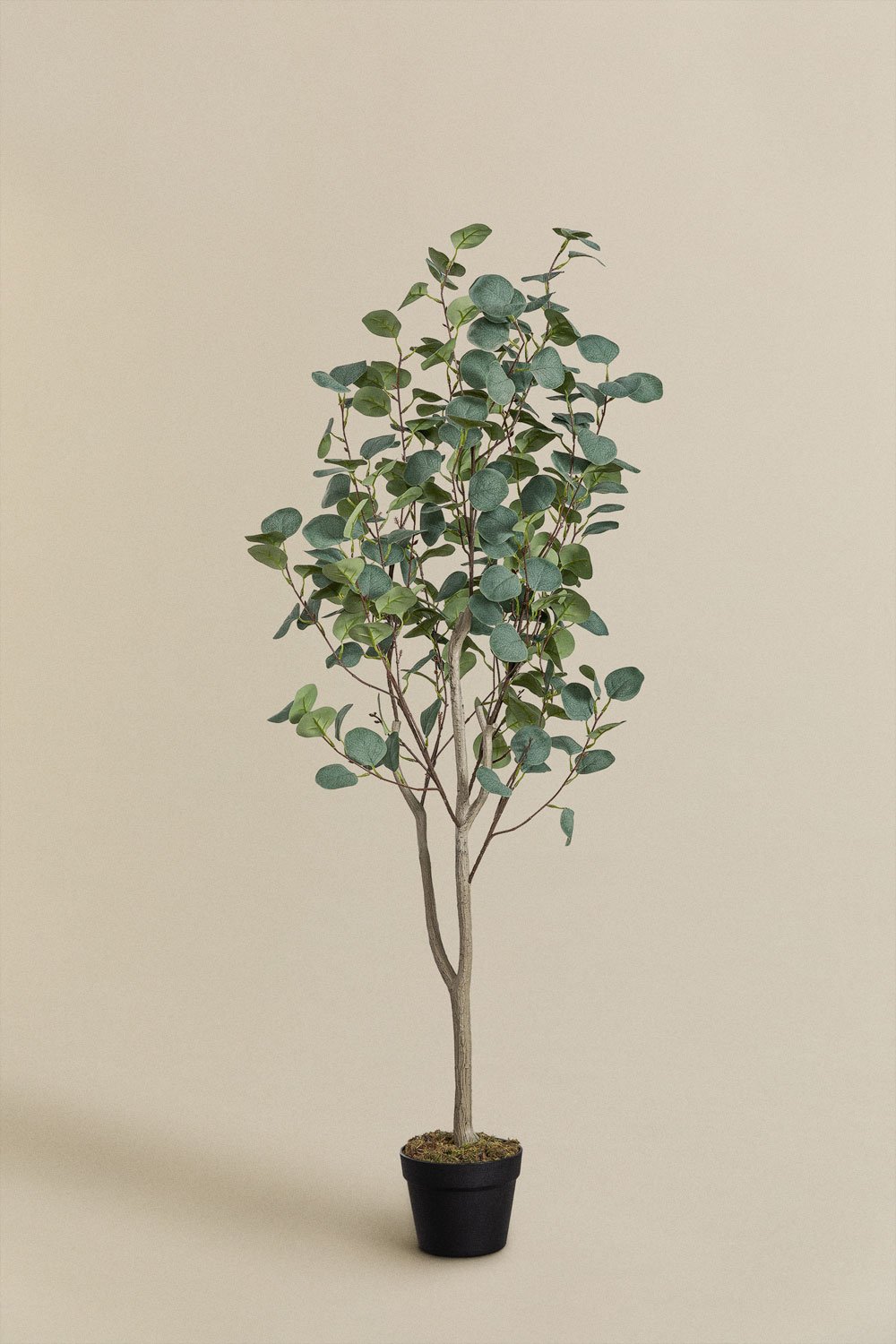 Pianta artificiale decorativa di eucalipto 130 cm