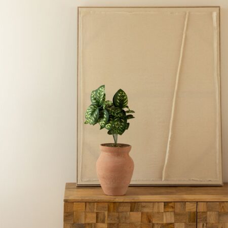 Pianta artificiale decorativa Pavone 45 cm