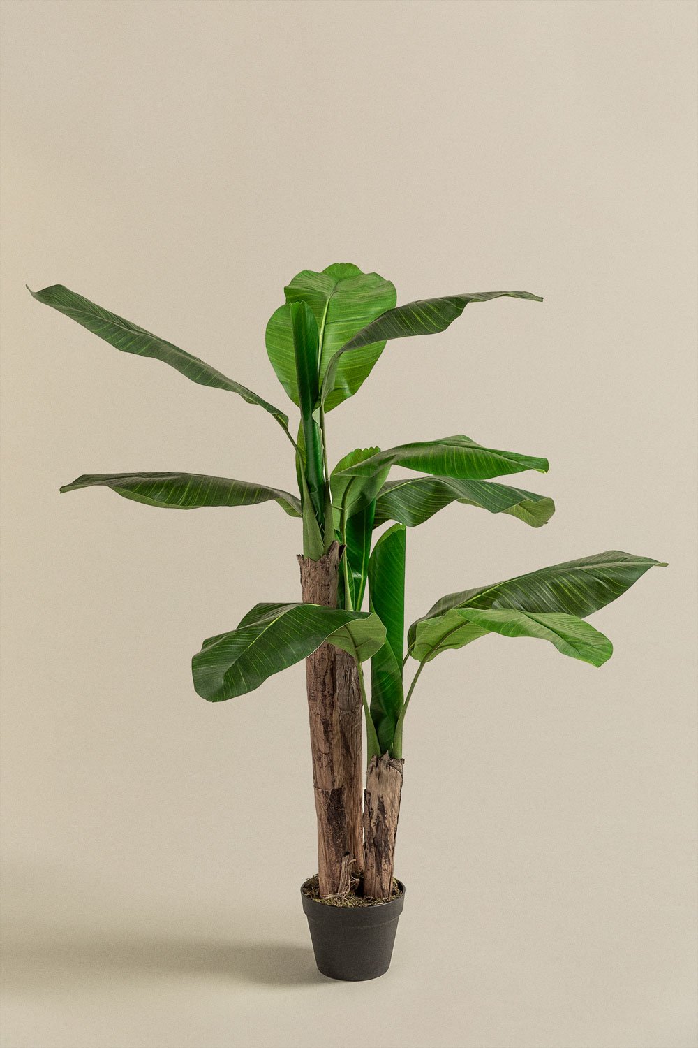 Pianta di banano artificiale decorativa 140 cm
