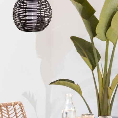 Lampada da soffitto per esterni effetto legno Bissel