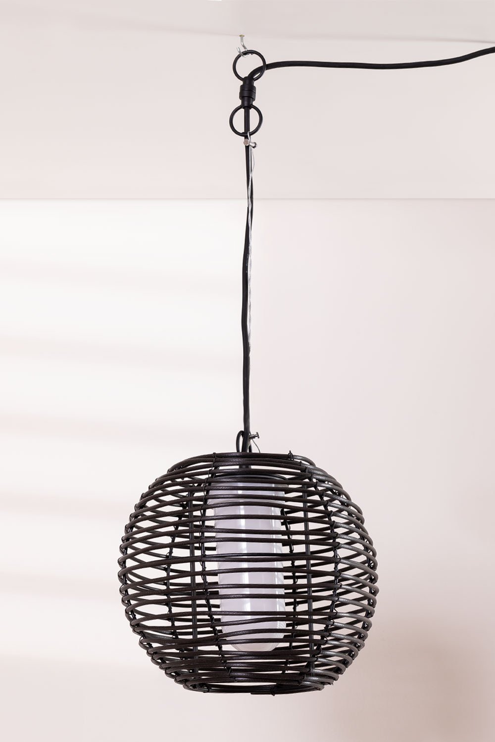 Lampada da soffitto per esterni effetto legno Bissel