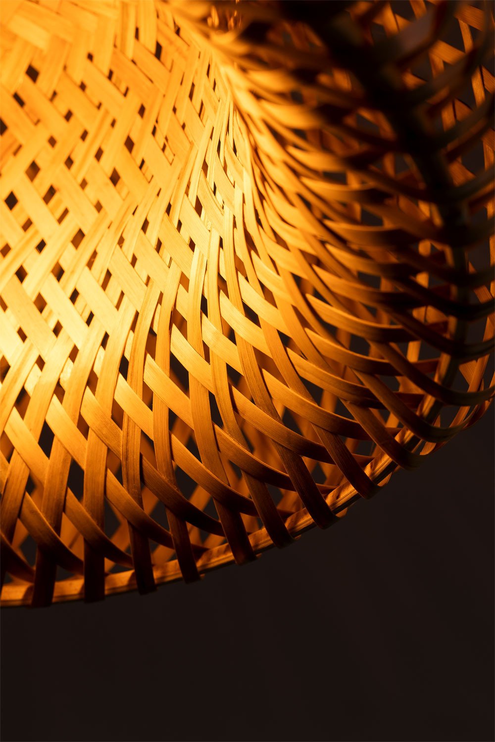 Lampada da soffitto in bambù stile Taumper