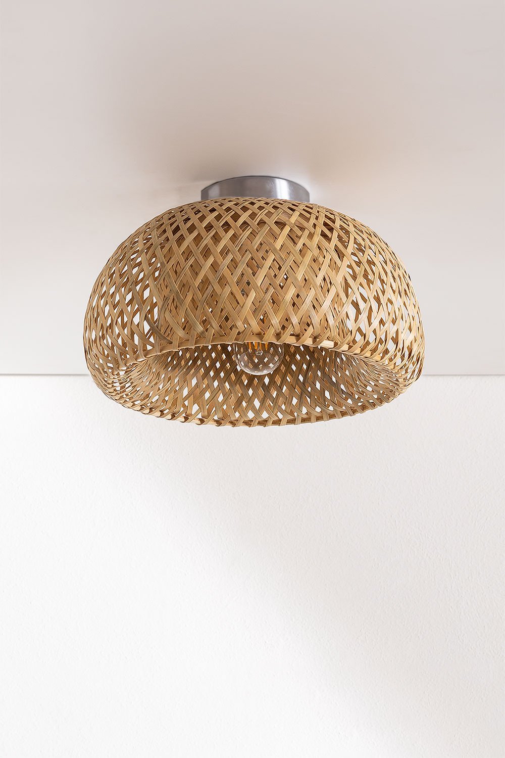 Lampada da soffitto in bambù stile Taumper