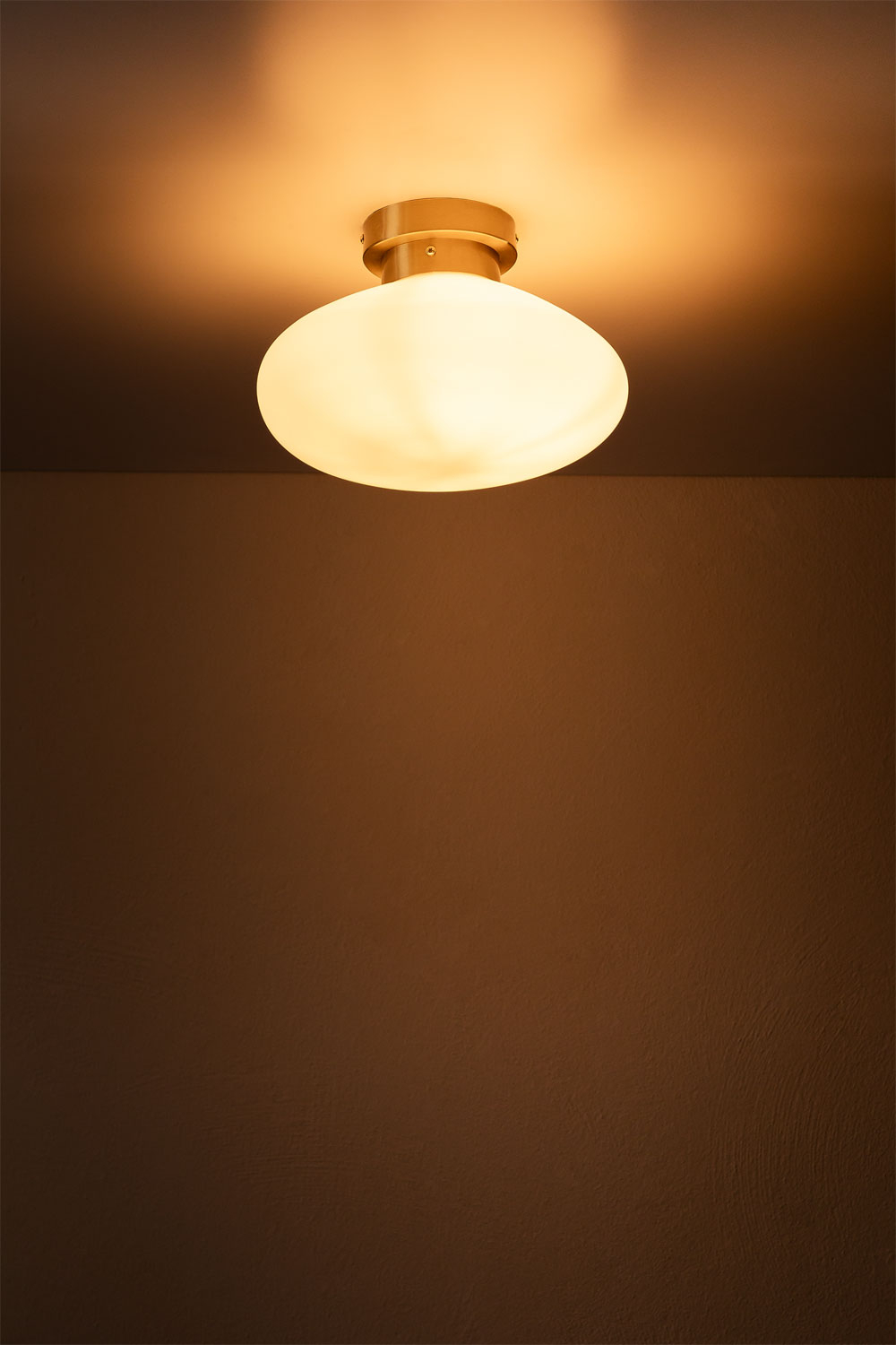 Plafoniera da Soffitto in Vetro Diribe