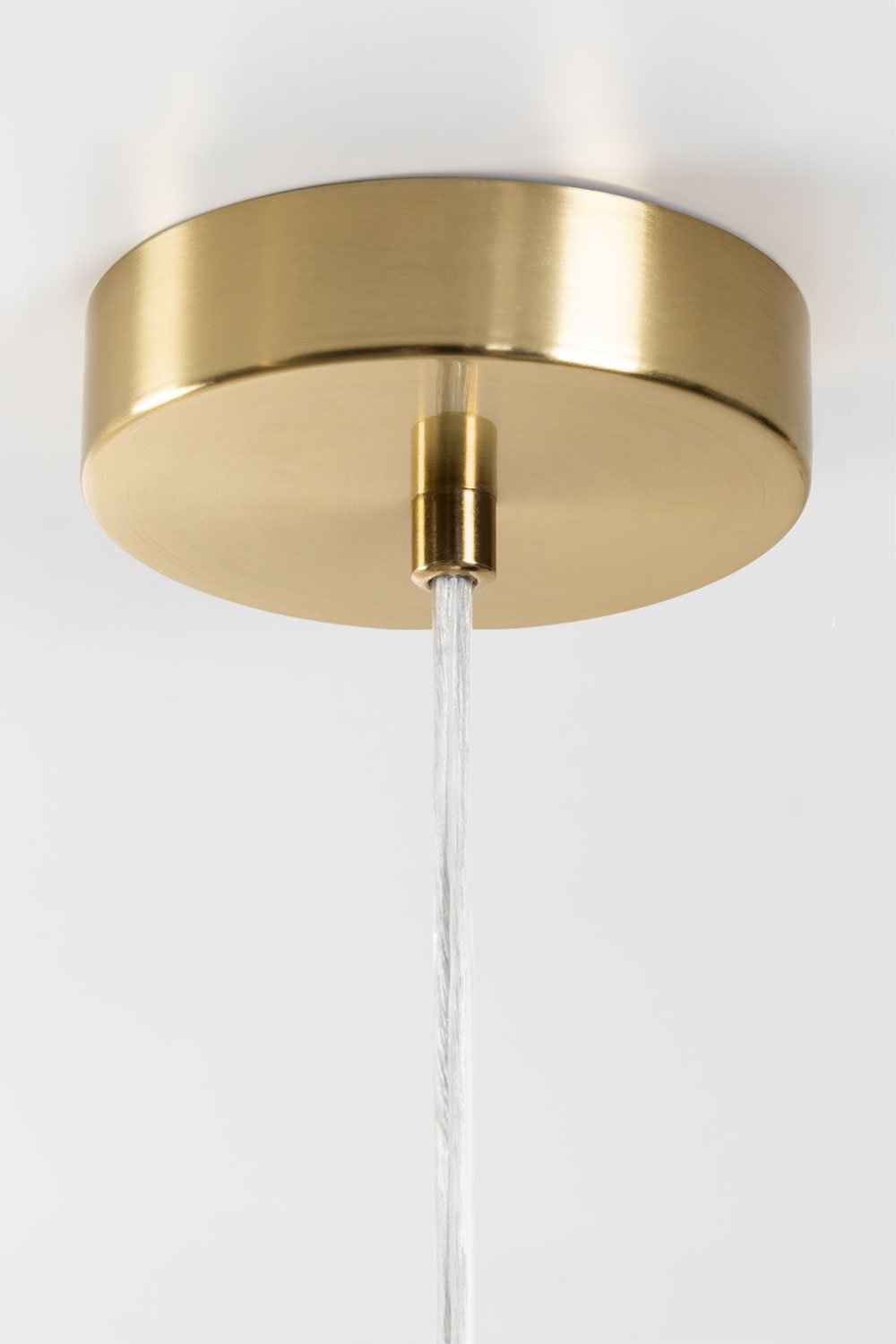 Lampada da soffitto Blaise in metallo con sfera in vetro