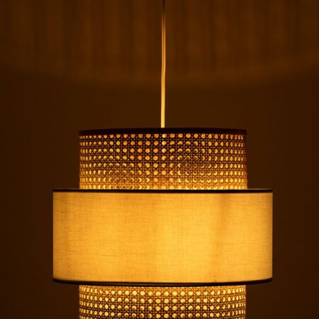 Lampada da soffitto in rattan Satu