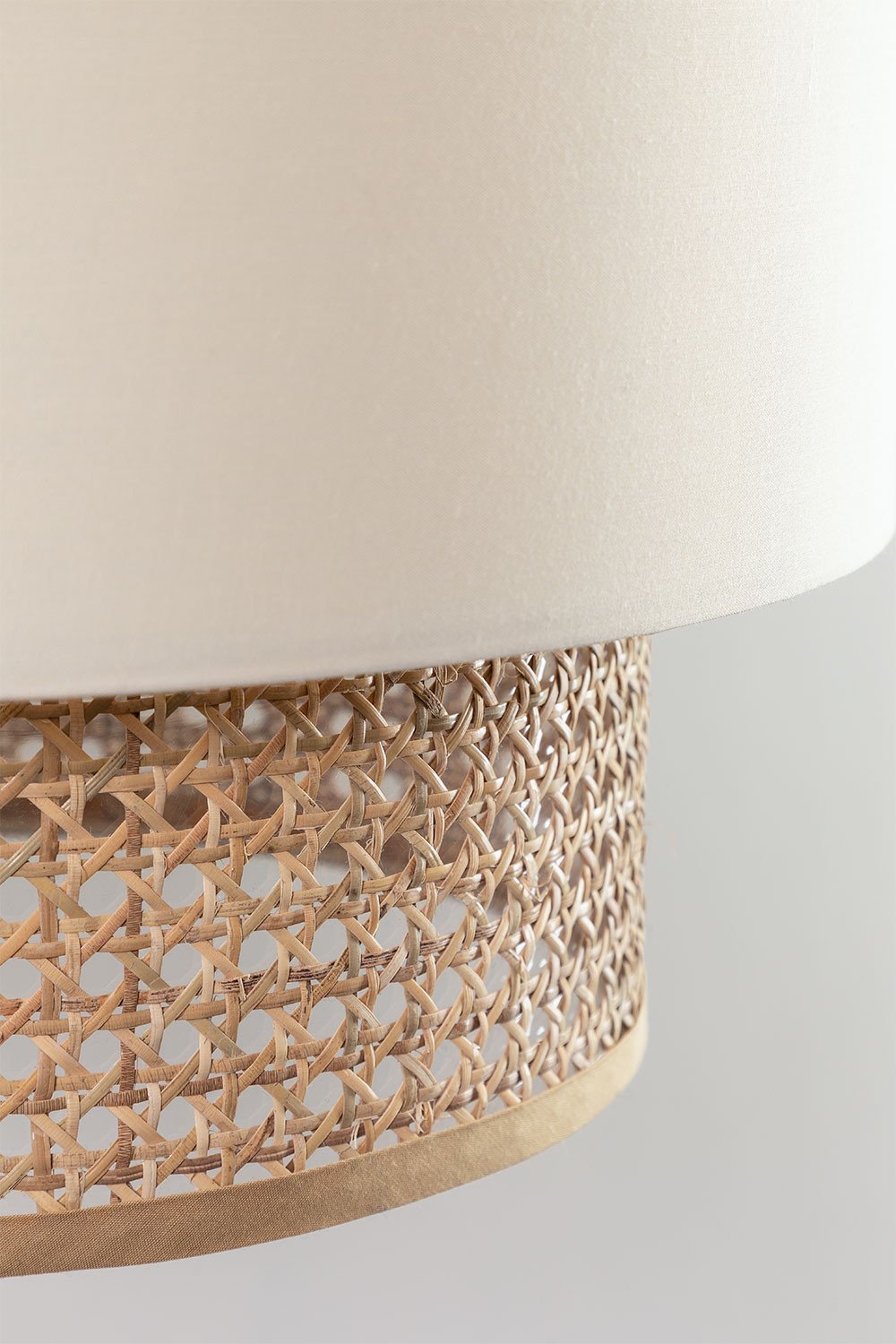 Lampada da soffitto in rattan Satu