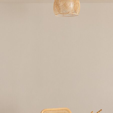 Lampada da soffitto in rattan Tyrona