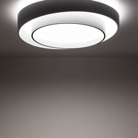 Plafoniera LED in Metacrilato e Metallo Siobam