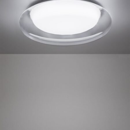Plafoniera LED in Metacrilato e Metallo Vermer