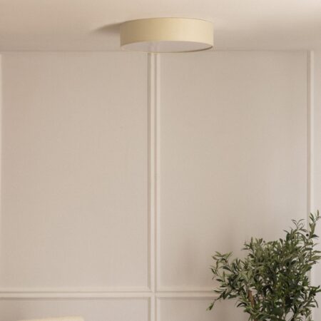 Lampada da soffitto in tessuto Godric Ø50 cm