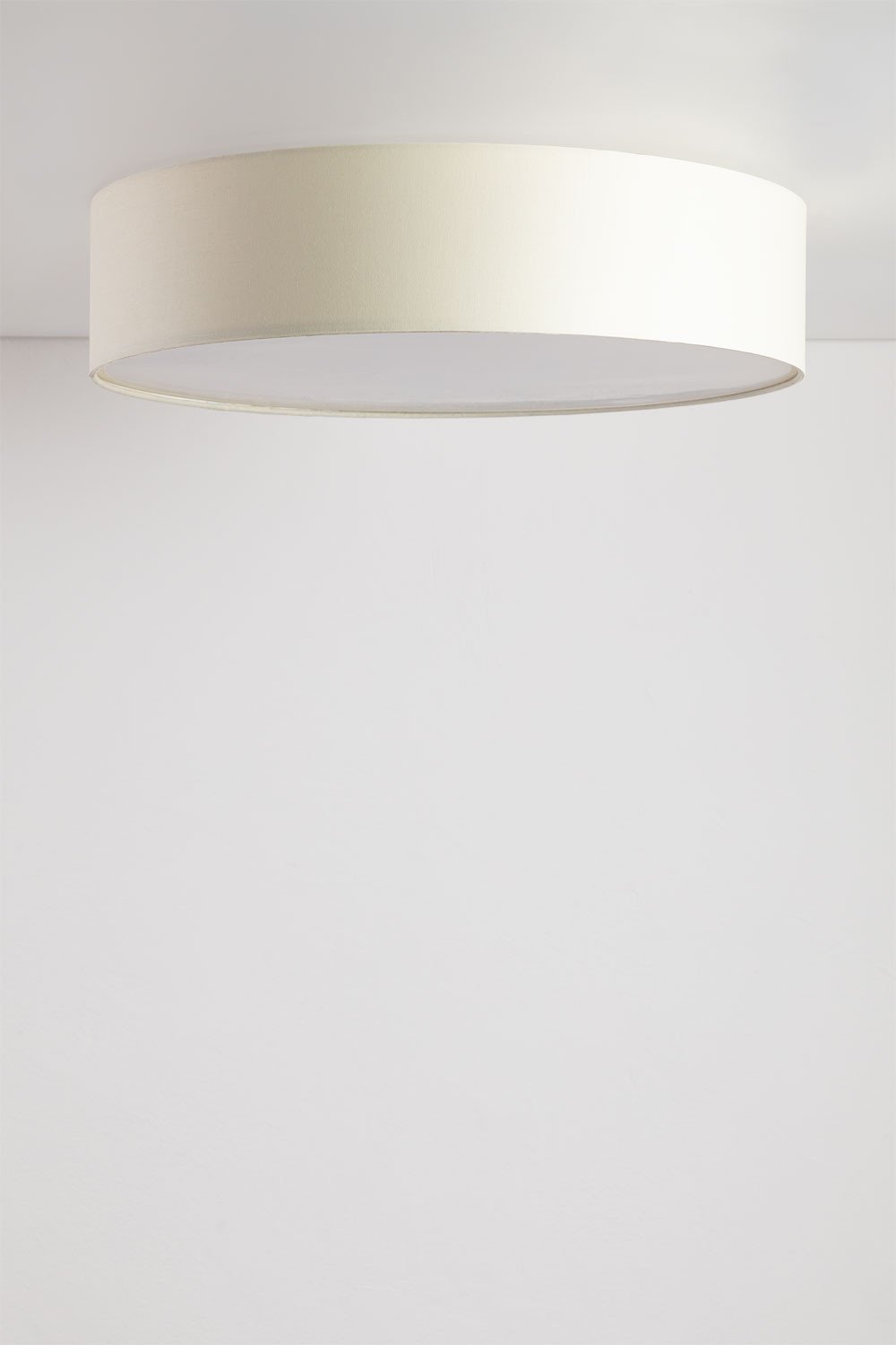 Lampada da soffitto in tessuto Godric Ø50 cm