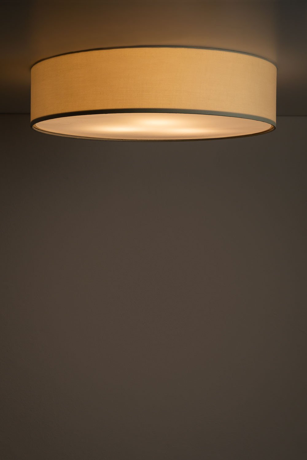 Lampada da soffitto in tessuto Godric Ø50 cm