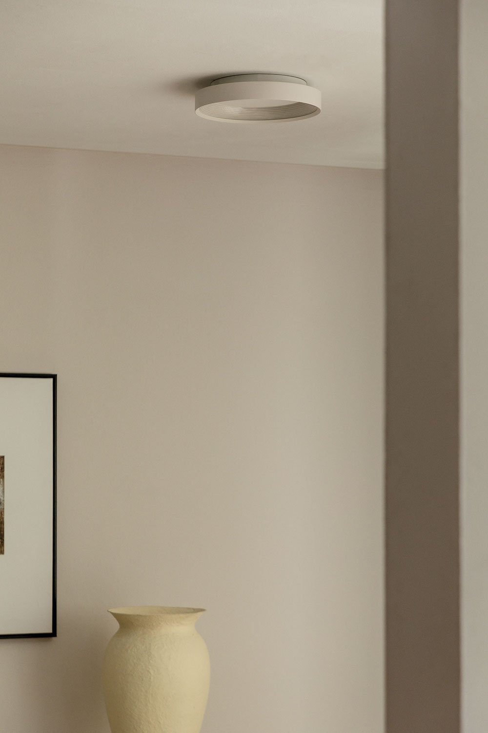 Plafoniera LED Sarwat in Metacrilato e Alluminio