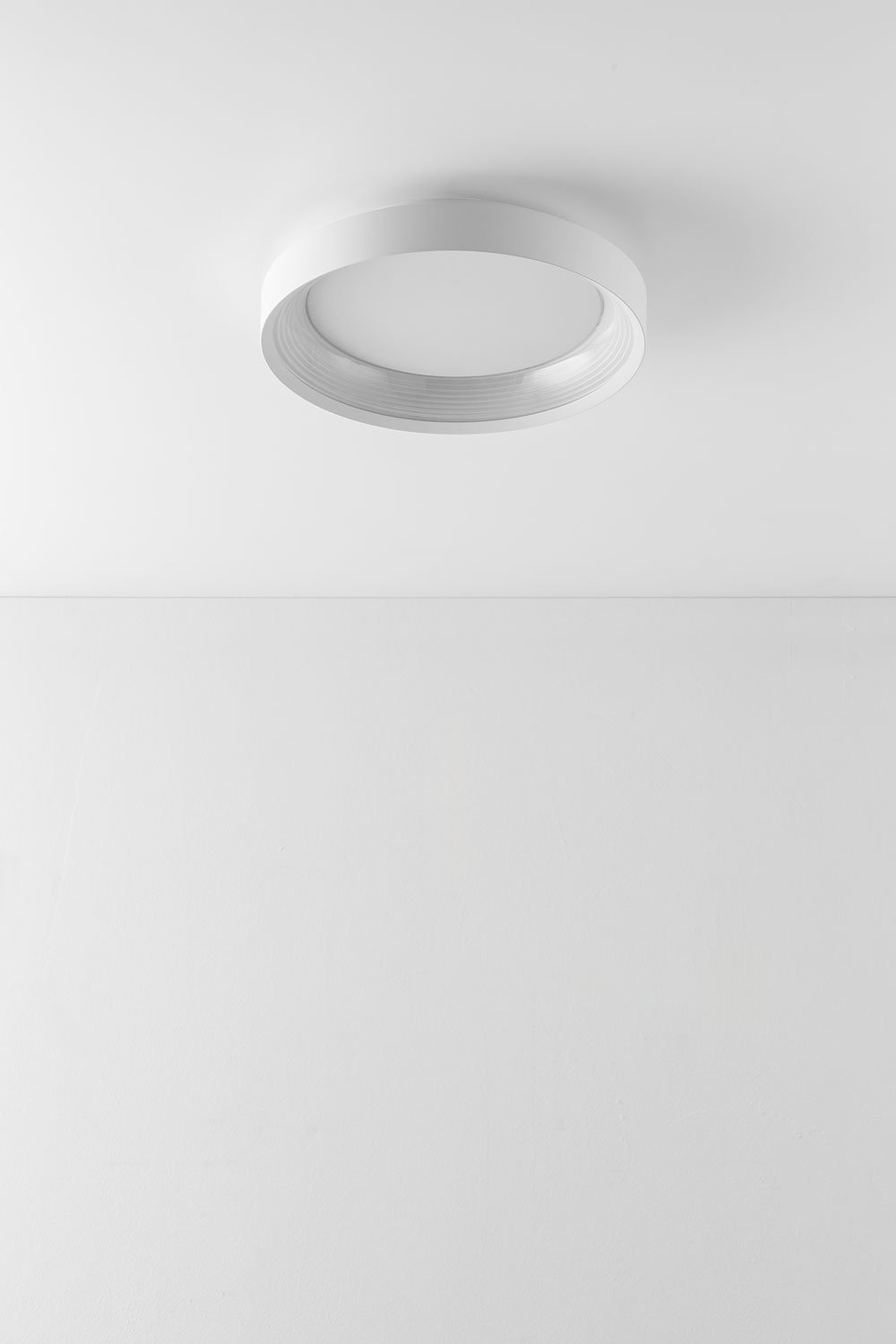 Plafoniera LED Sarwat in Metacrilato e Alluminio
